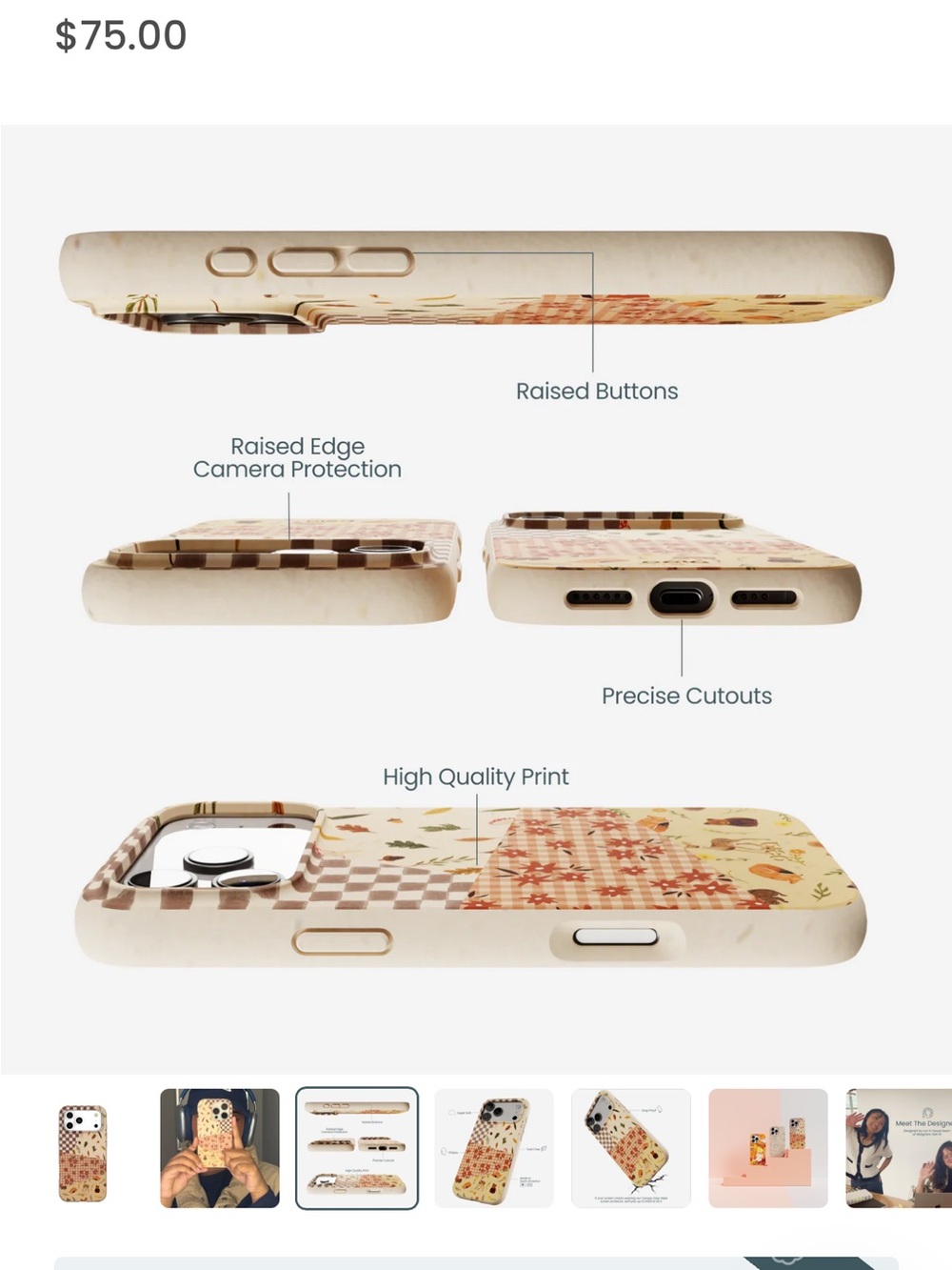 Pela Autumn style phone case - Picture 4 of 4